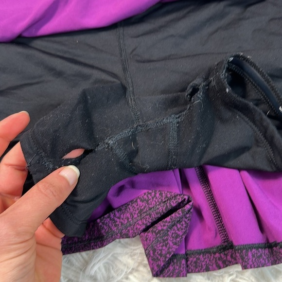 Lululemon Circuit Breaker Skirt Circuit Aurora Black / Black - Picture 4 of 8